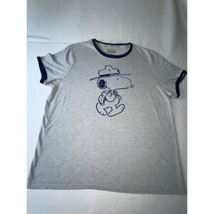 Aéropostale Peanuts Snoopy Beagle Scout Leader Tee Size XL